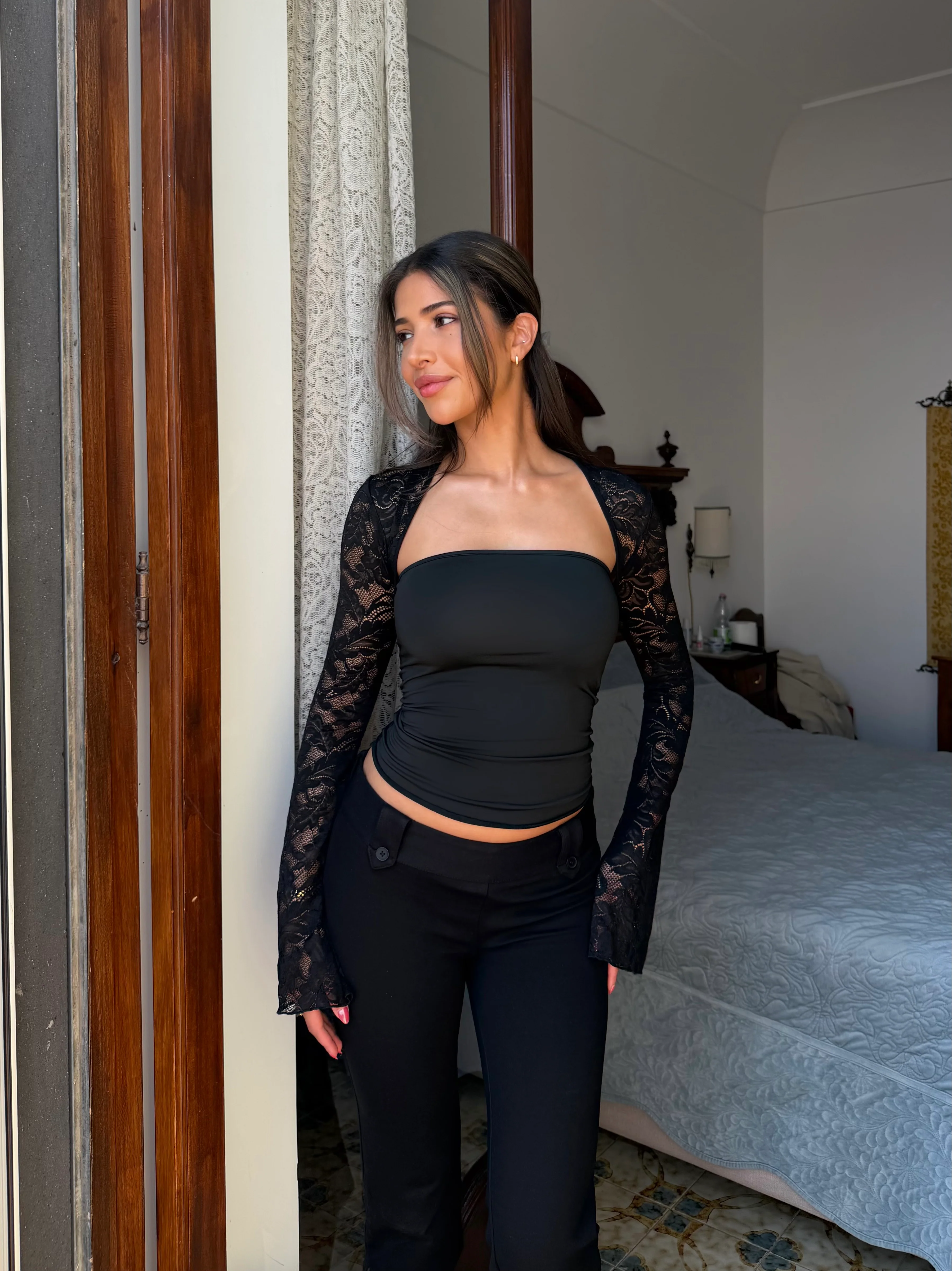 Lua lace top - sort - Image 4
